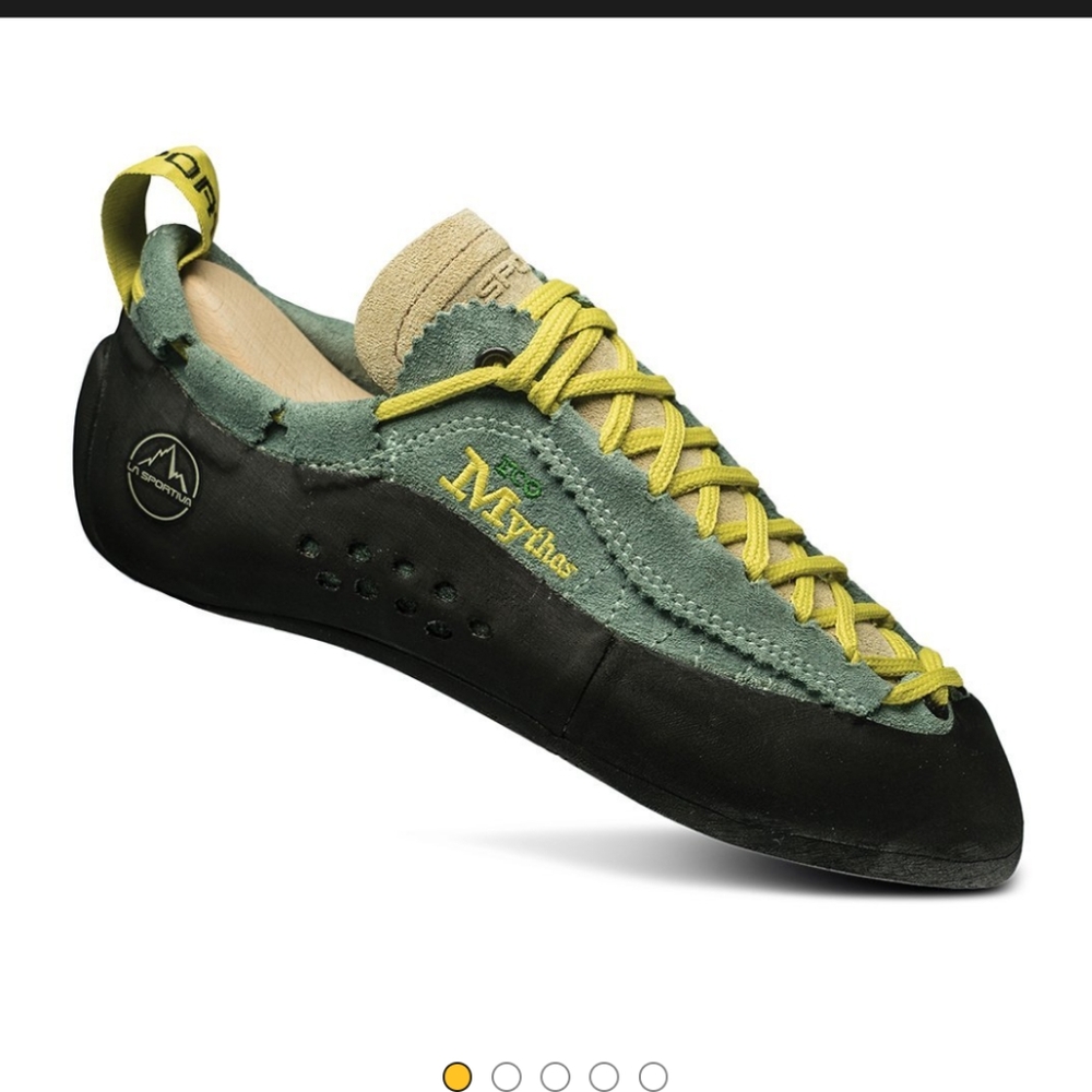 La Sportiva Mythos Eco Climbing Shoes, Green, Womens 38